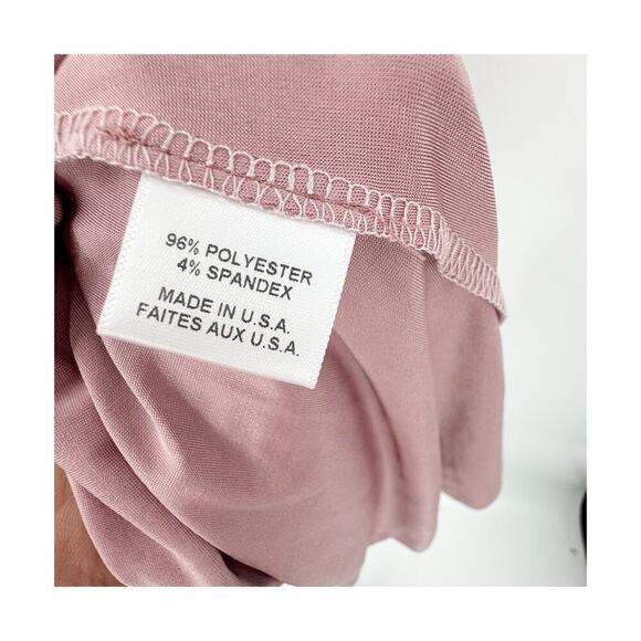 MISA Los Angeles Domino Tie Front Maxi Dress in Blush from Pink Size M NWT - Picture 11 of 13